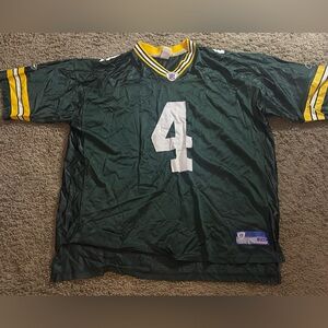 Green Bay Packers Vintage Football Shirt Brett Favre Size XXXL Quarterback Mens